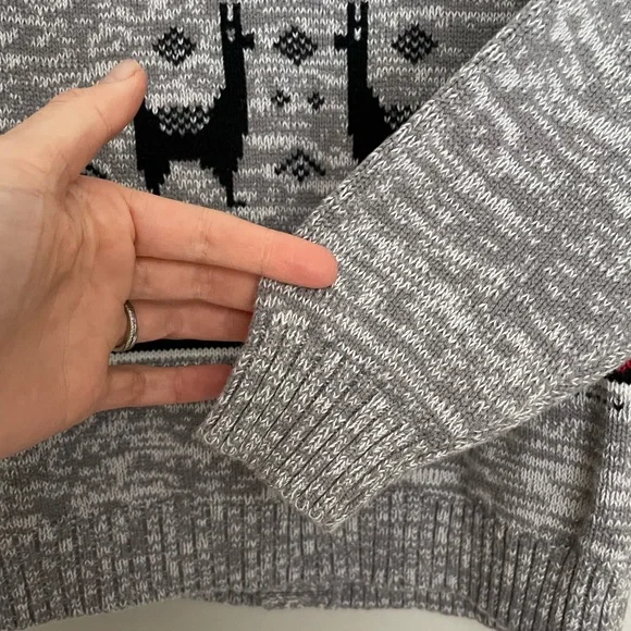 Fair Isle Shawl-Collar Cardigan. Boys, but can be gender neutral. Size 5T - Picture 4 of 5